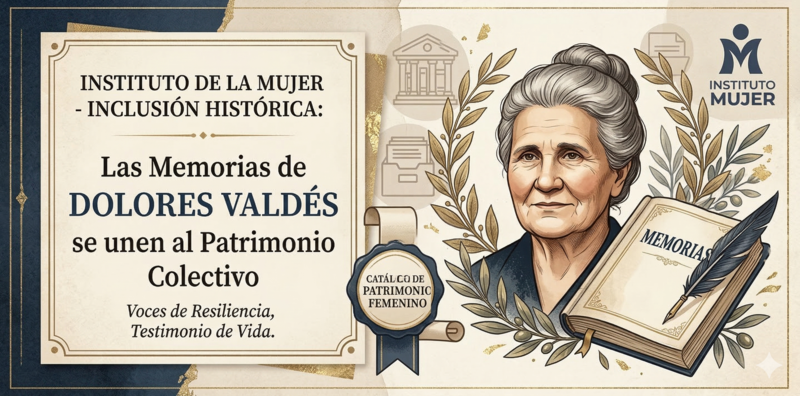 La incorporación de Dolores Valdés Fernández al Instituto de las Mujeres: reconocimiento y patrimonio documental