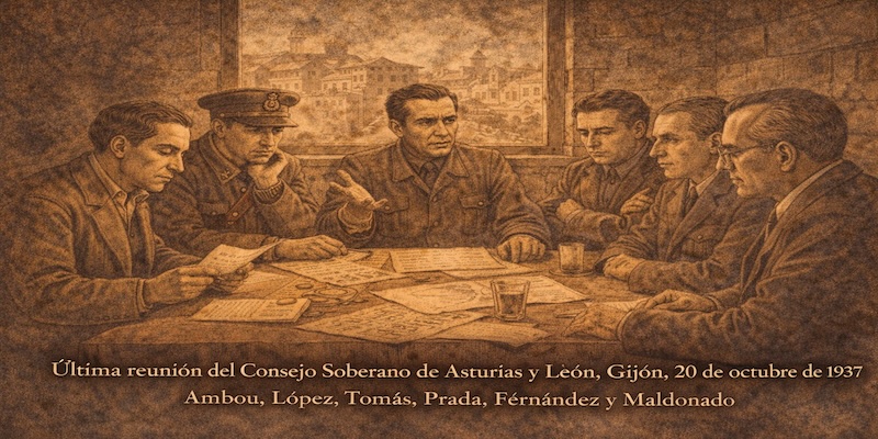 Antonio Masip y el acta de la última reunión del Consejo Soberano de Asturias y León (20 de octubre de 1937)