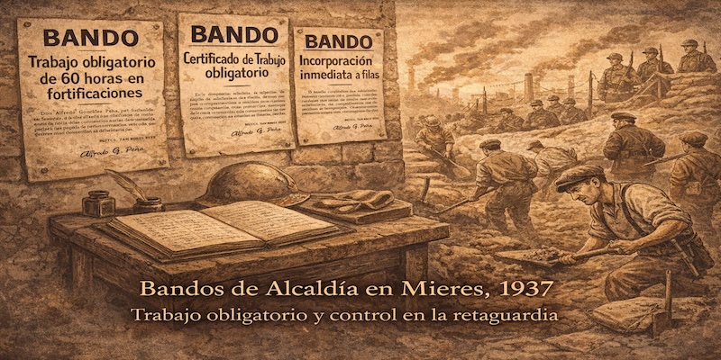 Bandos de Alcaldía en Mieres (1937): trabajo, control y movilización en la retaguardia