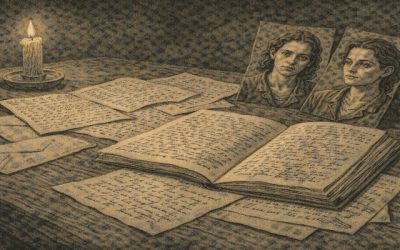 cartas manuscritas de presas franquistas con fotografias y cuaderno como fuente de memoria historica