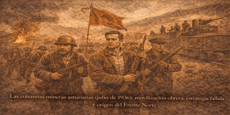 Las columnas mineras asturianas (julio de 1936): movilización obrera, estrategia fallida y origen del Frente Norte