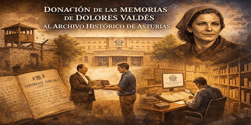Donación de las memorias al Archivo Histórico de Asturias