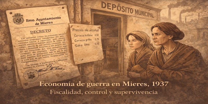 Economía de guerra en Mieres (1937): fiscalidad, control y supervivencia