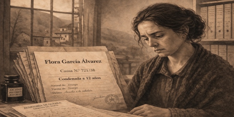 Flora García Álvarez: Memoria de la represión en Teverga