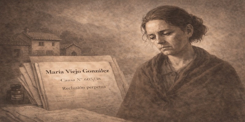 María Viejo González : Una condena a vida desde las montañas de Lena