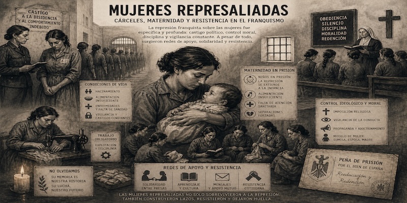 Mujeres represaliadas: cárceles, maternidad y resistencia en el franquismo
