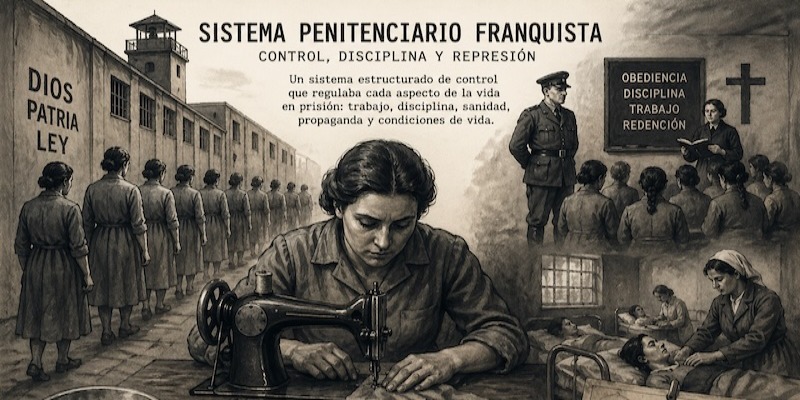 El sistema penitenciario franquista: control, disciplina y represión
