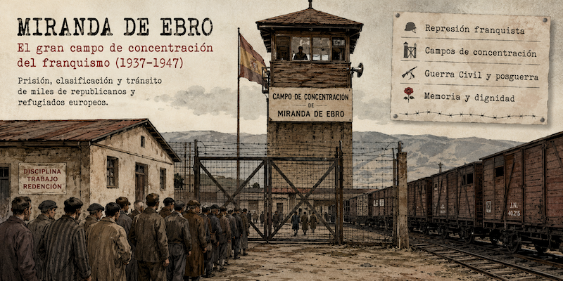 Miranda de Ebro: el gran campo de concentración del franquismo y la antesala del exilio europeo
