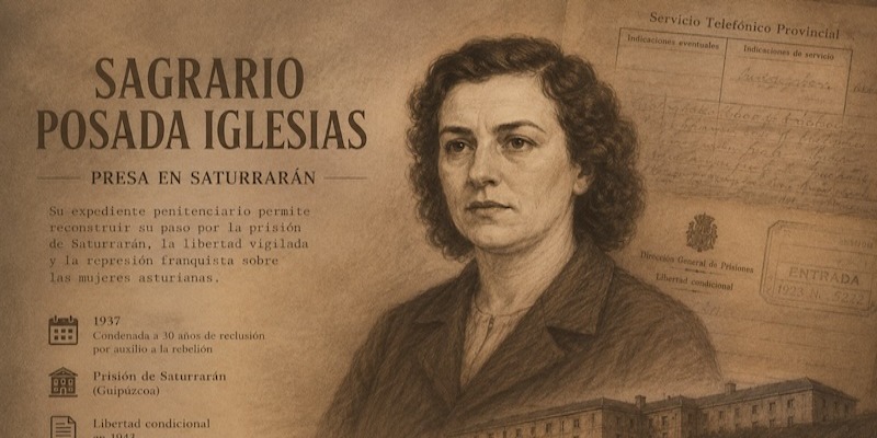 Sagrario Posada Iglesias: prisión, vigilancia y supervivencia tras la represión franquista