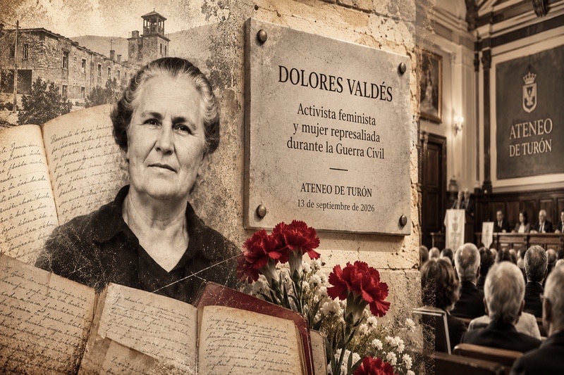 Dolores Valdés: un homenaje a su memoria en el Ateneo de Turón